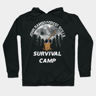 John Rambo Forest Skills Survival Camp Hoodie